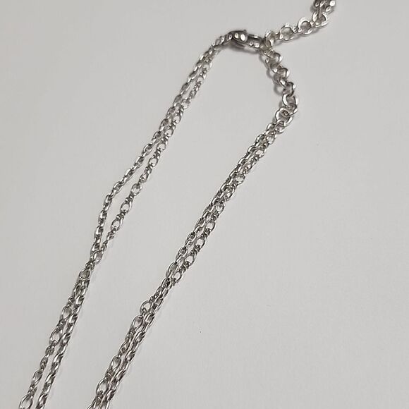 Brighton HEROIC HEART Silver Gold Pedant Necklace - Picture 2 of 5